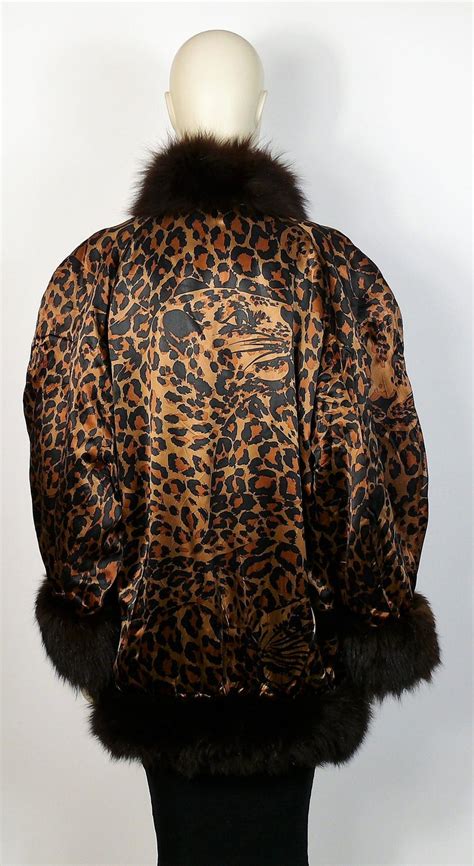 ysl leopard coat|YSL coat puffer.